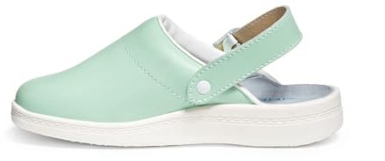 Abeba Damen Clog 7091 Tools, Mint Weiß, 42 EU