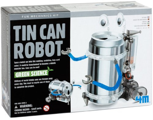 Green Science Blechdosen-Roboter