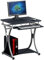 Techly 307308 Scrivania per PC Compatta con Cassetto Estraibile, Nero Grafite Nero