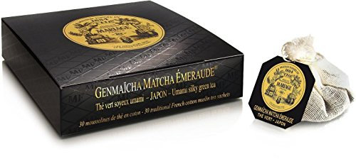 Mariage Frères Paris - GENMAÏCHA MATCHA ÉMERAUDE® - 30 Baumwollmusselin Tee