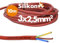 10 Meter Lapp 0046020 Ölflex Heat 180 Silikonkabel 3x2,5 I Silikonleitung 3G2,5 mm² I Saunaofen Kabel 10 m I SiHF Saunakabel 3 x 2,5 mm² mit grün-gelben Schutzleiter