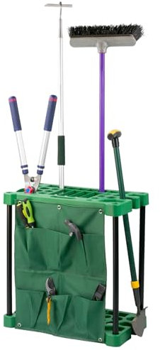 KCT Garden Tool Storage Holder Organiser Rack - Holds up to 40 Tools