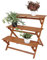 Markenlos Klappbare Blumentreppe/Pflanztreppe aus Holz