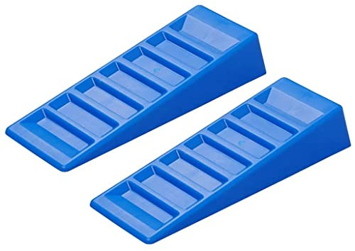 ProPlus 2X Niveleurs de Caravane Nivellement Rampes pour Véhicule Niveleur pour Camping-Cars Niveleur pour Voiture 2 Niveaux 75 mm