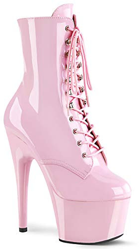 Pleaser ADORE-1020, stivali da donna a mezza gamba, B Pink Pat B Pink, 39 EU