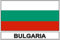 Akachafactory Sticker Aufkleber Flaggen Flagge Fahne bulgarien BG