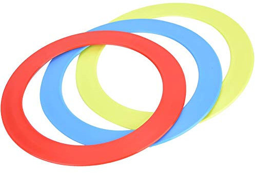 Alomejor Jonglierring 3er/Set Wurfringe Spiel Sportspielzeug für jedes Alter Spielstärke
