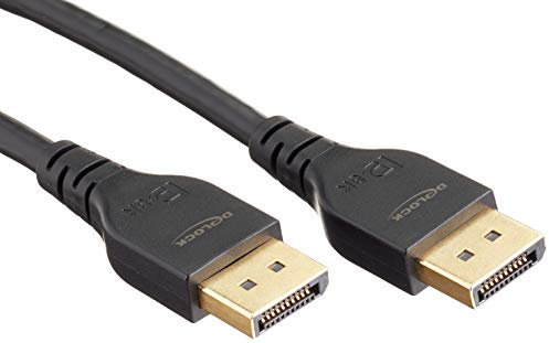 DeLOCK DisplayPort Kabel 8K 60 Hz 2 m DP 8K Zertifiziert ohne Einrastfunktion, 85910