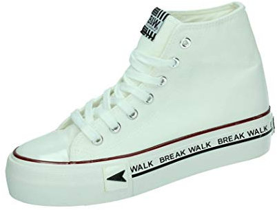 ZAPATOP KV2 26812 Lonas Plataforma Mujer Zapatillas Crudo 41