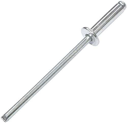 AERZETIX - C48096 - Lot de 100 Rivets aveugles standard Ø3x12mm aluminium/acier - DIN 7337 A - rivet pop à rupture de tige