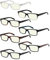 Eyekepper 7er-Pack Lesebrille Blaulichtblocker für Herren +2.00