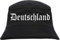 Deutschland Fischerhut - Altdeutsch - Bedruckt - Bucket Hat Anglerhut Hut S/M Schwarz