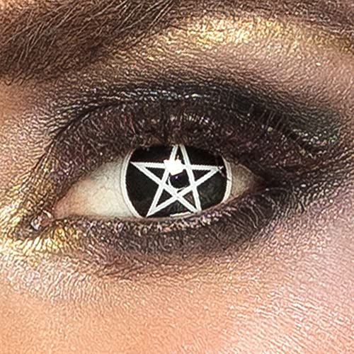 Boland - Farbige Motiv Kontaktlinsen, 2 Stück, Wochenlinsen ohne Sehstärke, Alltag, Karneval, Mottoparty