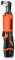 HDHXT Clé À Cliquet Électrique sans Fil, 3/8 750 Nm Électrique Clé À Cliquet Kit D'outils, 18V Clé À Cliquet Électrique avec Chargeur Rapide Adaptateur 1/4 2 Tournevis (Color : D)