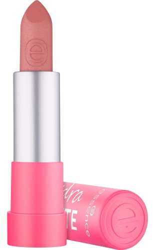 essence hydra MATTE lipstick, Nr. 410, Nude, feuchtigkeitsspendend, langanhaltend, pflegend, matt, vegan, ohne Alkohol, ohne Konservierungsstoffe, ohne Parabene, 1er Pack (3.5g)