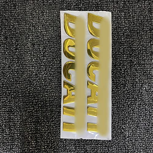 3d Resina Per Ducati Corse Adesivi Serbatoio Grips Emblem Decal Per Ducati 1199 Multistrada 1200 796 696 Hypermotard Accessori (Color : Gold)