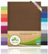 leevitex® Premium Kinder Spannbettlaken 100% hochwertige Mako-Jersey-Baumwolle | Öko Tex geprüft (Schokobraun/Dunkelbraun, 2er Set | Premium | 70 x 140 cm)