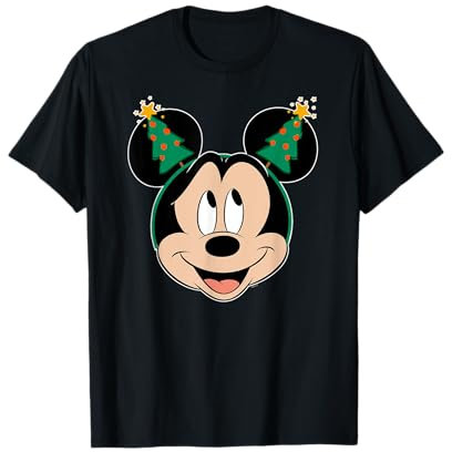 Disney Mickey Mouse Christmas Tree Holiday Headband T-Shirt