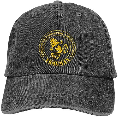 YUONME Baseball-Kappen Frogman Diver Baseballmützen Schirmmütze Tauchen Tauchen Sonnenschirm Hüte für Herren Geschenk