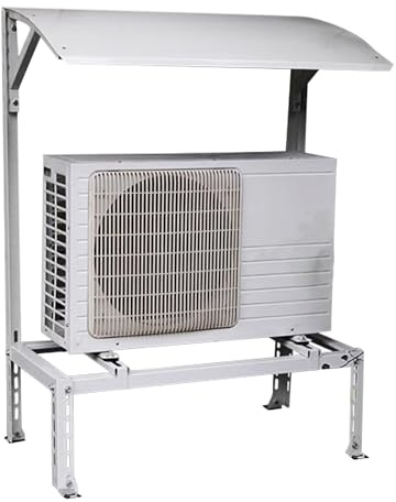 Support de Climatiseur avec Housse De Pluie, Mini Support de Support Robuste, Base de Montage Au Sol pour Mini Climatiseur et CVC Sans Conduit, Supporte Jusqu'à 250 Kg (Size : 90x45x120cm/35x18x47in