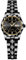 JewelryWe Damenuhr Edelstahl Uhren Damen: 30m Wasserdicht Kalender Analog Quarz Armbanduhr Frauen Schwarz Edelstahl Armband Lässig Business Uhr mit Schwarz Zifferblatt und Gold Leuchtzeiger