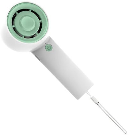 Wiederaufladbarer Handventilator, Hand-Turboventilator - Verstellbarer, wiederaufladbarer, kühlender Schreibtischventilator | Abnehmbare Basis, batteriebetrieben mit 3 Geschwindigkeiten für Reise-Camp