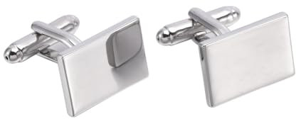 Manschettenknöpfe, Herren Hochzeit Manschettenknöpfe 1 Paar Edelstahl Manschettenknopf Cufflinks für Herren Shirt Business Hochzeit oder als Geburtstagsgeschenk