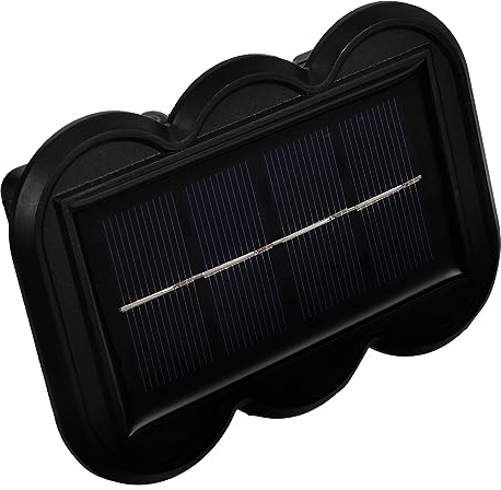 Hoement Lampe Solaire Décorative Led Éclairage Extérieur Étanche Pour Jardin Et Cour Design Élégant Et Double Tête Pour Barbecue Et Fête
