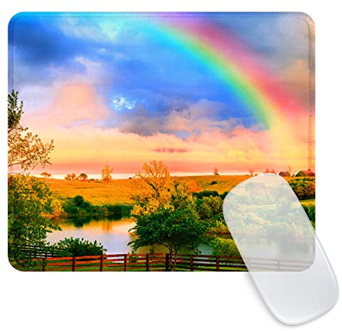 Ksriylm Mauspad,Quadratisches Die Nach Dem Sturm Serie Mouse Pad,FüR BüRo Und Zuhause,Mousepad Mit Motiv,Wasserdichtes Mousepad,rutschfeste Gummiunterseite,Computer-Mauspads FüR Kabellose Maus