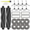 Kit Accessori di Ricambi Compatibile con Dreame L10 Prime/L10s Ultra/L10s Pro Gen 2/ Xiaomi X20/ X10 Plus X20+ Robot Aspirapolvere Kit 2 Spazzola Principale 8 Spazzole Laterali 4 HEPA Filtro 8 Mop