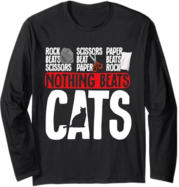 Schere Stein Papier Langarmshirt