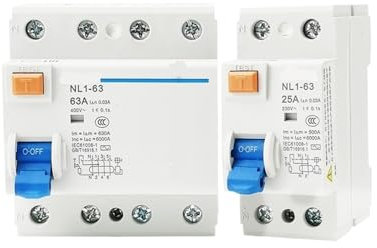 Interruttore Magnetotermico 1P + N Interruttore differenziale di corrente differenziale residuo elettromagnetico Interruttore differenziale RCD 30mA Protezione differenziale 16A 25A 40A(3P 1N (4P) NL1