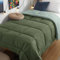 BEDSURE Bettdecke 135x200 Ganzjahresdecke Steppdecke - Bettdecke Ohne Bezug 135x200cm 300GSM - 4 Jahreszeiten Bettdecken Wende Bronzegrün/Eisberggrün, Weiche Warm Duvet Schlafdecke für Allergiker