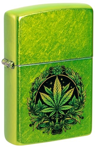 Zippo Sturmfeuerzeug - Leaf, Lurid, Color Image - Nachfüllbar - Wiederverwendbar - Windfestes Design - Geschenkbox - Made in USA