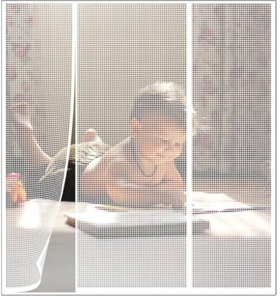 Zanzariera Magnetica per Porte 120x240cm Bianco,Tenda a Calamita,Design Moderno e Funzionale