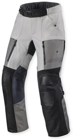 Revit Sand 5 H2O Wasserdichte Motorrad Textilhose, Silber/Schwarz, Größe M, Herren