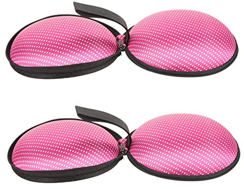 Holibanna Bh Aufbewahrungstasche Aus Silikon Mit Reißverschluss Tragbarer Bh Organizer Für Reisen Formstabil Und Verschleißfest