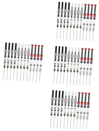 jojofuny 4sets Fountain Pen Ink Spring Converter Pen Ink Auxiliary Absorber Filler Ergonomic Design Lightweight Easy Refill 12pcs*4