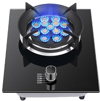 Einflammiger Gasherd, Zeitgesteuerter Gasherd Mit Neun Brennern Und, Heftiges Feuer Mit Direkteinspritzung, Heimküche Mit Flammendurchschlagschutz