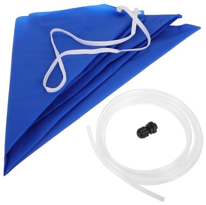 LABRIMP Manchon D'entretien de Climatisation en Peva Bleu, Bouclier de Nettoyage Haute Efficacité pour Prolonger la Durée de Vie, pour Hôtel et Bureau