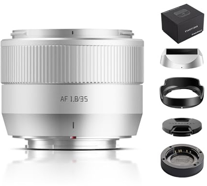 TTARTISAN 35 mm F1.8 Mark II pour X-Mount, Objectif AF APS-C Portrait | 176 g, Ouverture F1.8, Mise au Point Mini 0, Moteur STM, Bokeh, Voyage, Paysage