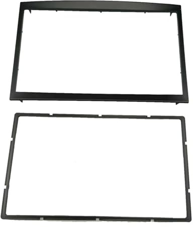 Marco Radio Coche Kit Montaje Tablero Embellecedor CD 2 DIN Coche Radio Estéreo Adaptador Marco Placa Panel Fascia para Peugeot 307 2001-2008