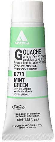 40ml Holbein acrilico La aguada de menta verde D773 (edicioen del 9)