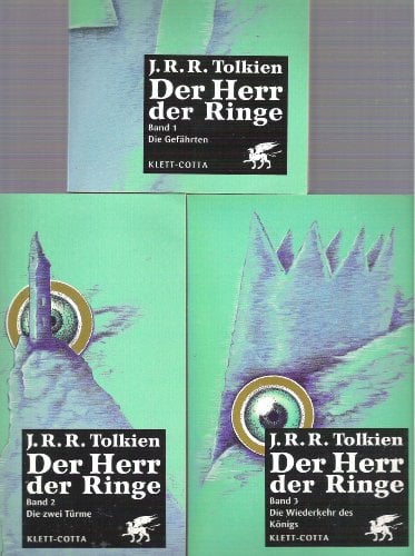 Der Herr der Ringe - in drei Bänden - Band 1: Die Gefährten / Band 2: Die zwei Türme / Band 3: Die Rückkehr des Königs