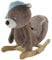 Sweety Toys 4829 Schaukeltier Schaukelpferd Bär Oscar Oscar The Rocking Bear supersüss,sehr hochwertige Ausführung mit Funktion Lullaby Lied