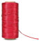Flexzion Plat ciré Filetage – 259,7 m 1 mm 150d Cordon de corde de cire à coudre Craft Outil Portable pour DIY Artisanat Cuir Products Broderie perlée Couture Main Rouge