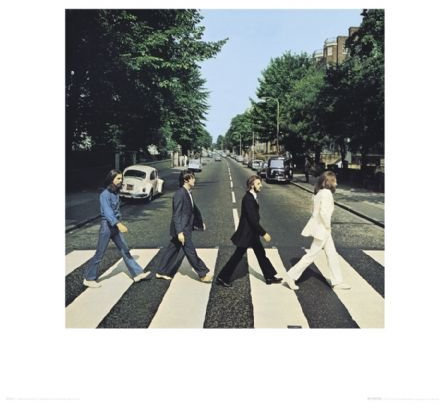 Beatles – Abbey Road – Art Print – 40 x 40 cm Kunstdruck/Poster