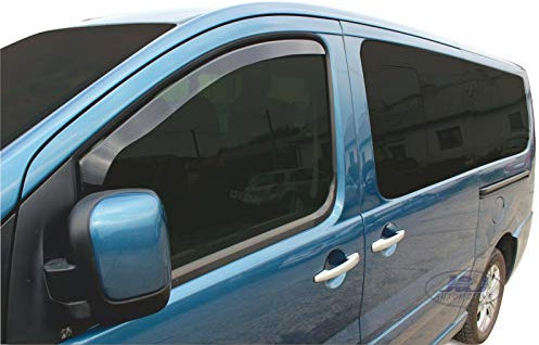 J&J AUTOMOTIVE | Windabweiser Passend Für Expert 2007-2016, Heko Regenabweiser, Getönt, Set 2-Teilig, Vorne, Aerodynamisch