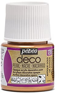 PEBEO - Pintura acrílica multisoporte - Color Opaco - Acabado nacarado - Color Oro Antiguo - 45ml