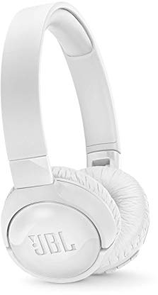 JBL Tune 600 BTNC - Cuffie senza fili Bluetooth con cancellazione del rumore, colore: Bianco